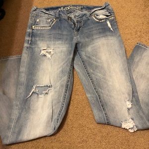 Wallflower blue jeans